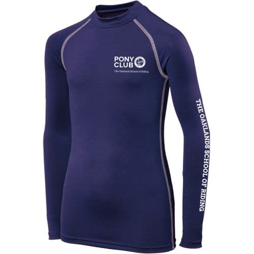 The Oaklands School of Riding Navy Baselayer Skin
