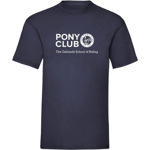 The Oaklands School of Riding Navy Pony Club T-shirt