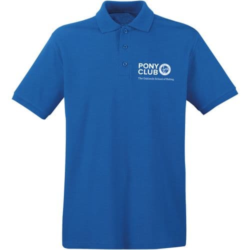The Oaklands School of Riding Royal Blue Polo Shirt