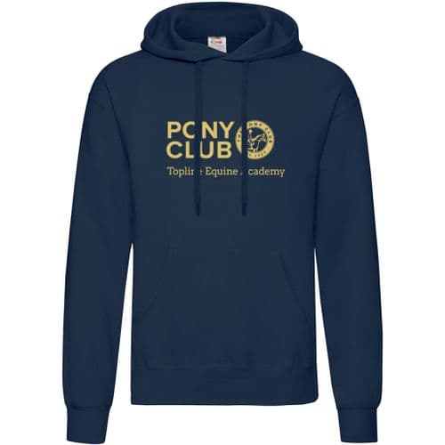 Topline Equine Academy Navy Hooded Top