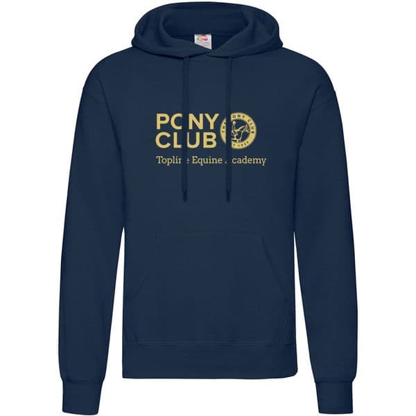 Topline Equine Academy Navy Hooded Top