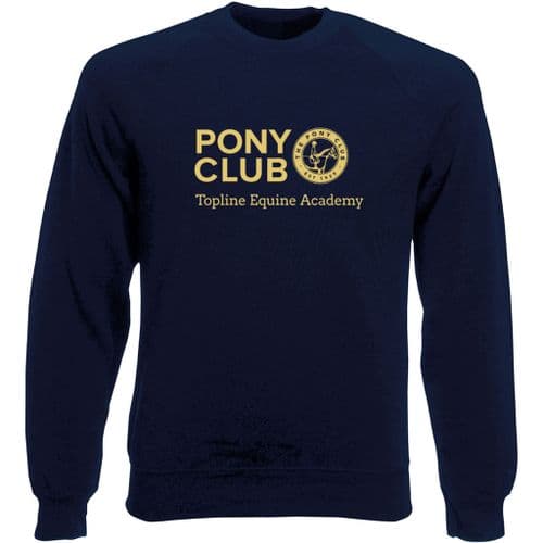 Topline Equine Academy Navy Pony Club Sweatshirt