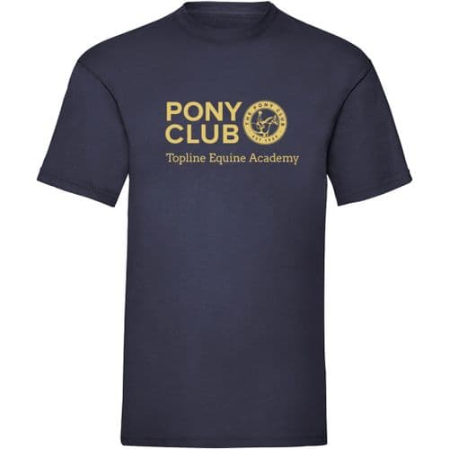 Topline Equine Academy Navy Pony Club T-shirt