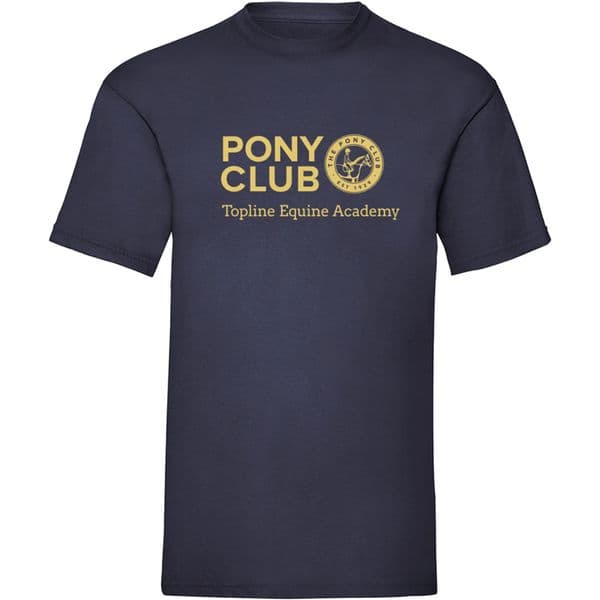 Topline Equine Academy Navy Pony Club T-shirt