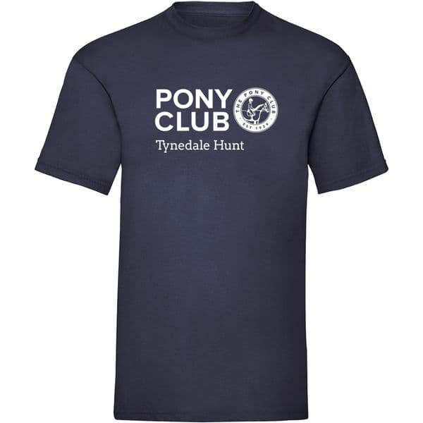 Tynedale Hunt Navy Pony Club T-shirt