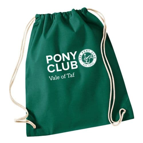 Vale of Taf Dark Green Drawstring Bag