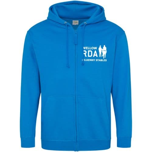 Wellow Kilkenny Stables RDA Turq Zip Hooded Top