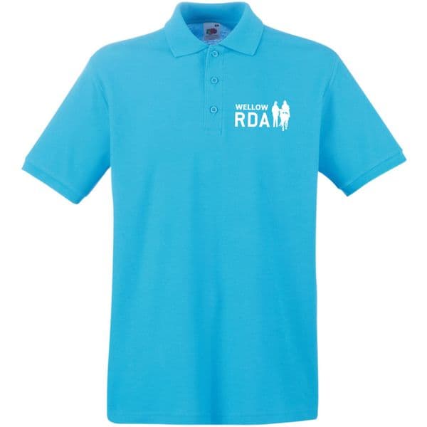 Wellow RDA Adult Turquoise Polo Shirt