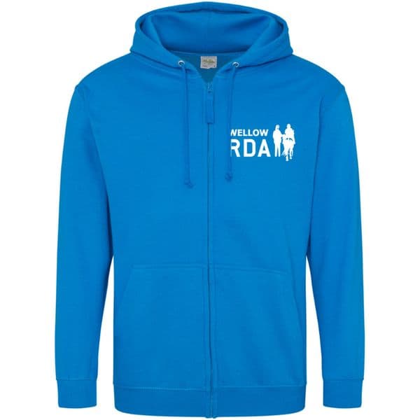 Wellow RDA Turq Zip Hooded Top