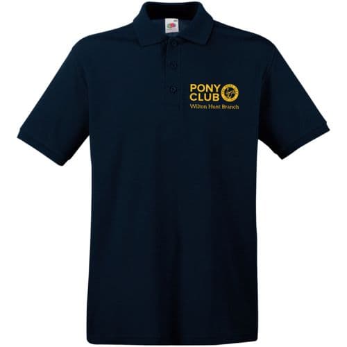 Wilton Hunt Branch Navy Blue Polo Shirt