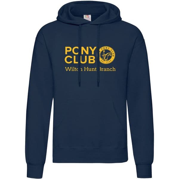 Wilton Hunt Branch Navy Hooded Top