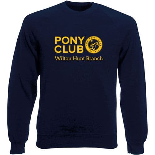 Wilton Hunt Branch Navy Pony Club Sweatshirt