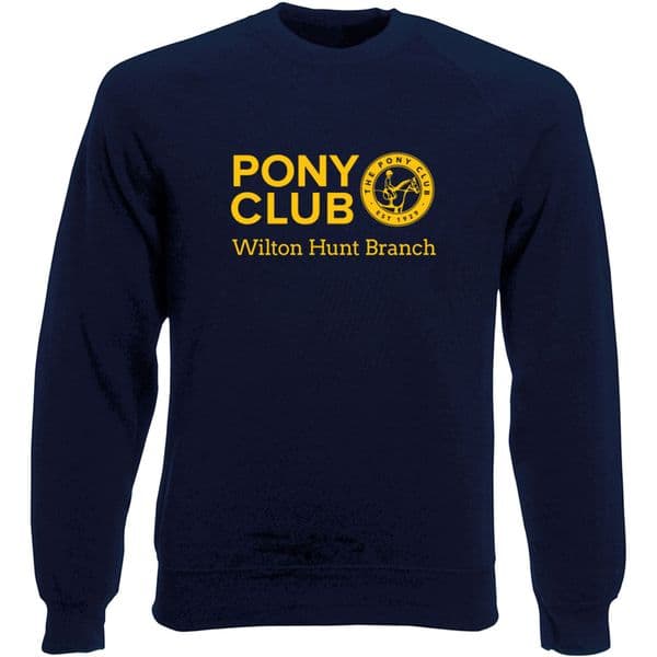 Wilton Hunt Branch Navy Pony Club Sweatshirt