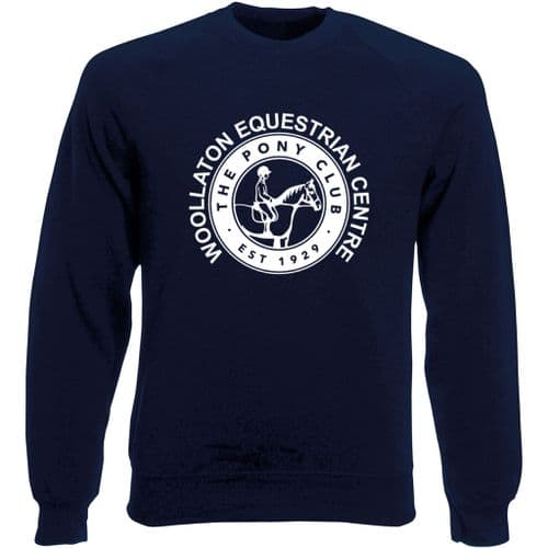 Woollaton Equestrian Centre Navy Pony Club Sweatshirt