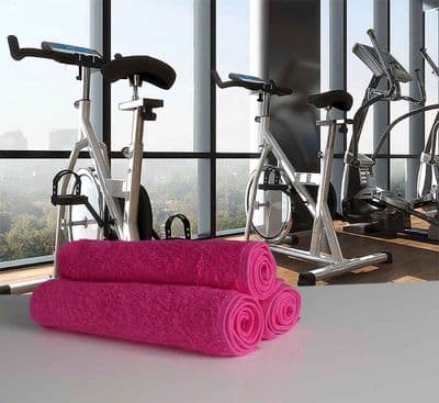 Great Quality 500gsm, Bana Kuru Gym/Sweat Towel in Hot Pink
