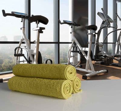 Great Quality 500gsm, Bana Kuru Gym/Sweat Towel In Sea Grass