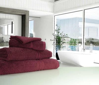 Great Quality Blue Label, 500gsm Bath Sheet in Plum