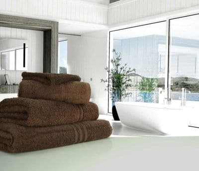 Great Quality Blue Label, 500gsm Hand Towel in Chocolate