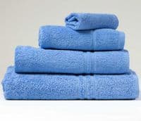 Great Quality Blue Label, 500gsm Hand Towel in Med Blue