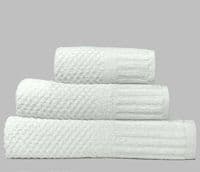 linenHall Spa, 450gsm Terry Waffle Spa Bath Towel White