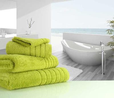 Luxurious linenHall, 650gsm Bath Sheet in Sea Grass