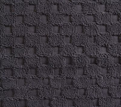 Luxurious linenHall, 850gsm 100% Cotton Reversible Bath Mat in Charcoal