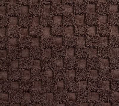 Luxurious linenHall, 850gsm 100% Cotton Reversible Bath Mat in Chocolate