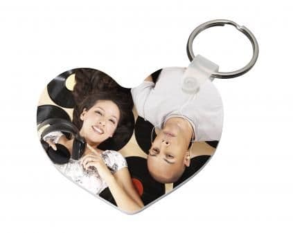 Heart keyring