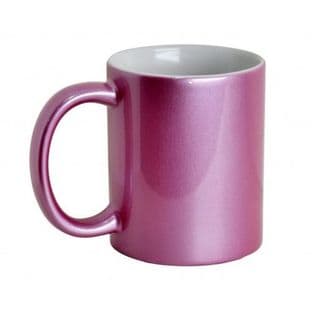 Pink sparkle mug