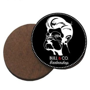 Round rawback coaster