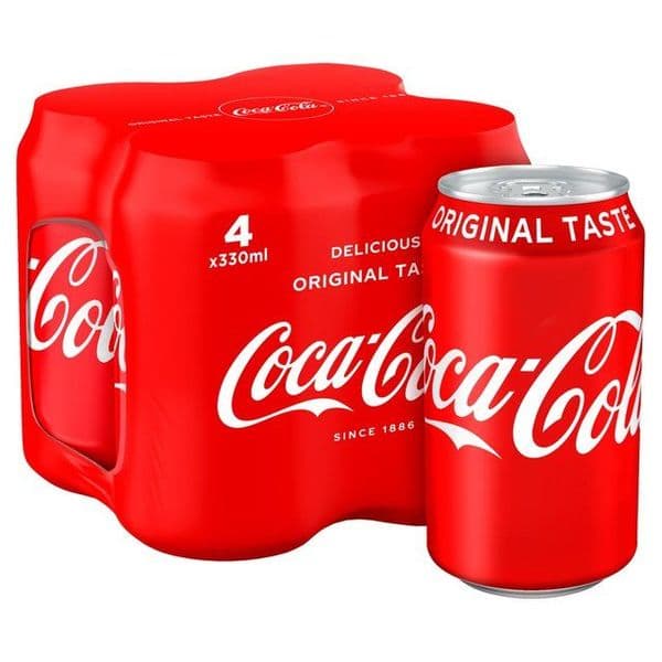 Coca-Cola Original Taste 4 x 330ml