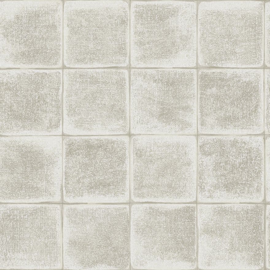 Industrial Tile Effect Wallpaper