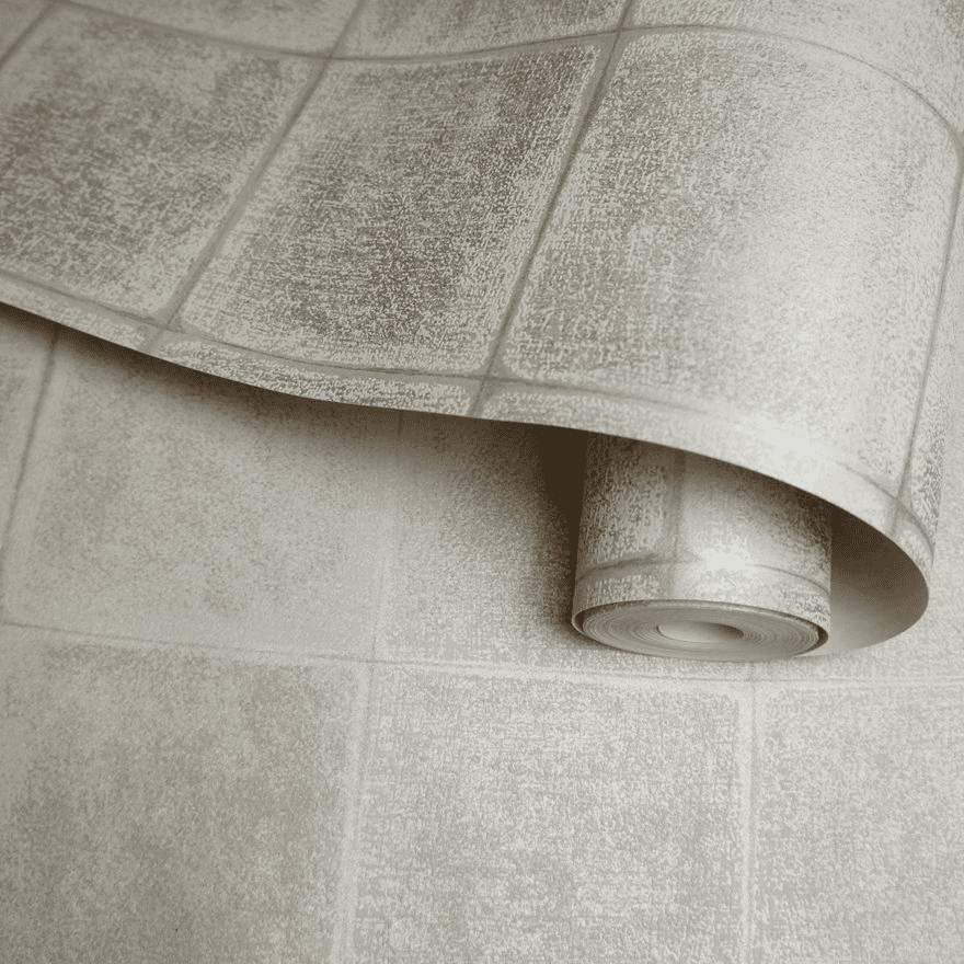 Industrial Tile Effect Wallpaper