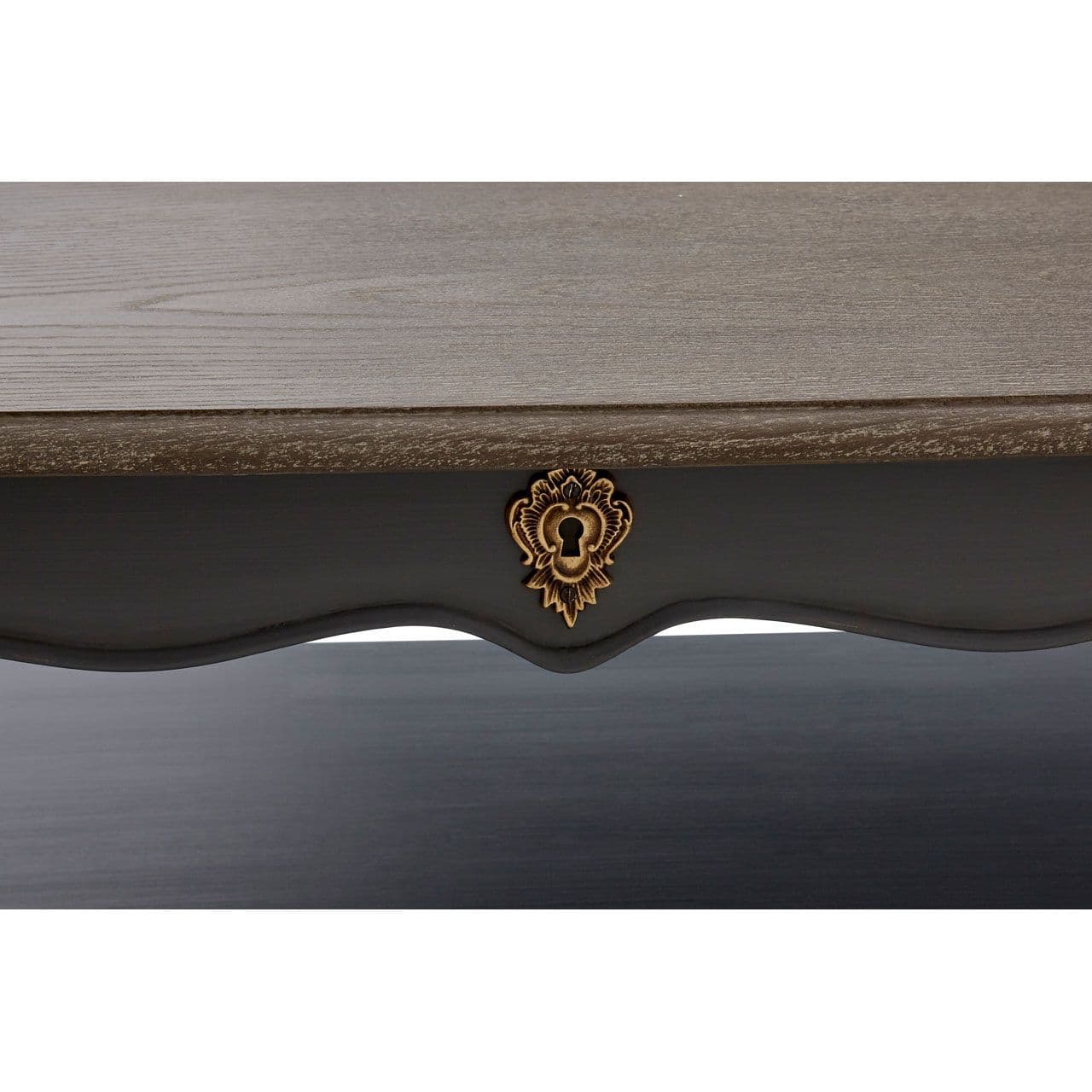 Traditional Style Grey Coffee Table
