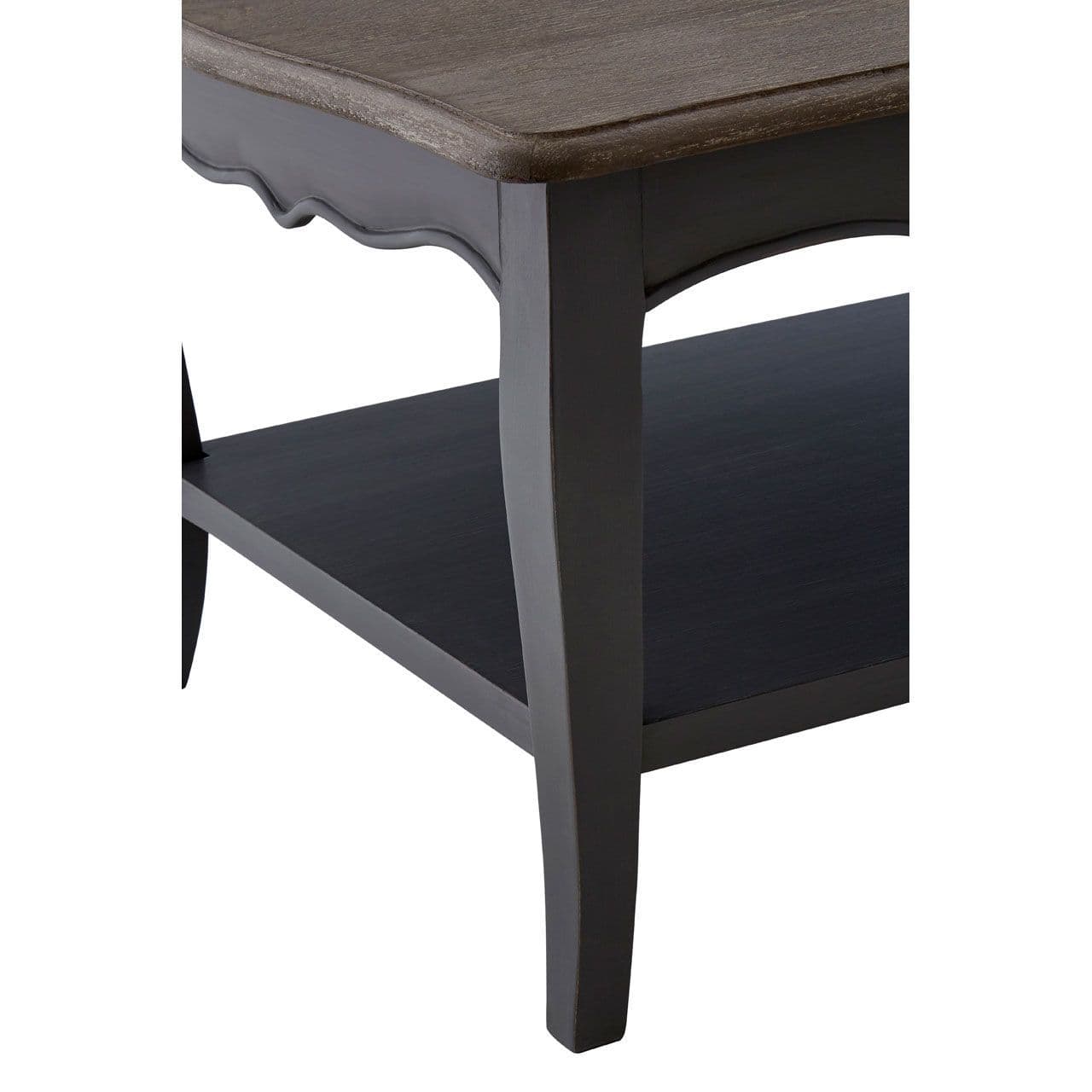 Traditional Style Grey Coffee Table