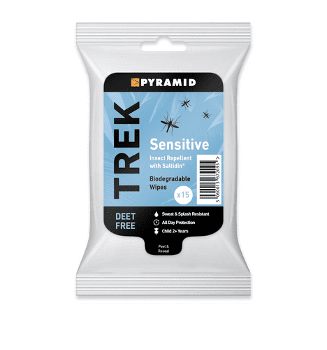 Trek Sensitive Repellent Wipes