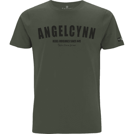 "Angelcynn Live Free" T-Shirt - Khaki