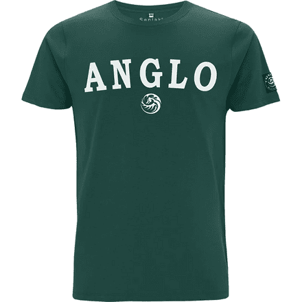 "Anglo White Dragon" T-Shirt - Glazed Green