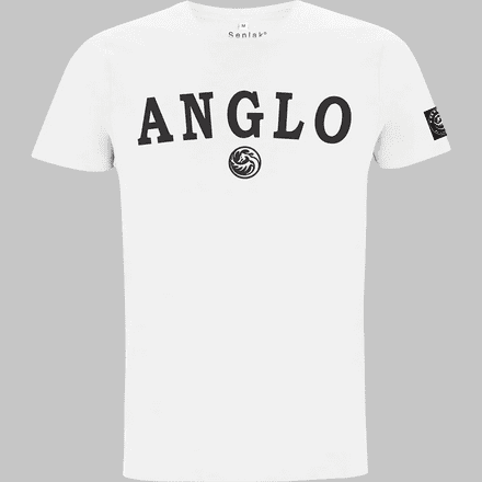 "Anglo White Dragon" T-Shirt - White