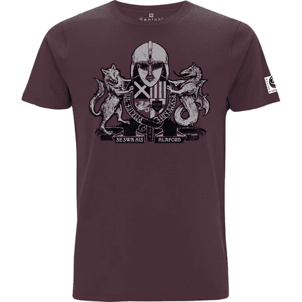"Englisc Arms" T-Shirt - Red Brown