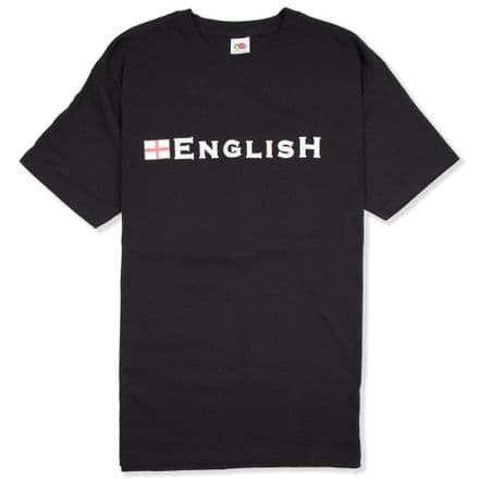 "English" T-shirt - Black .