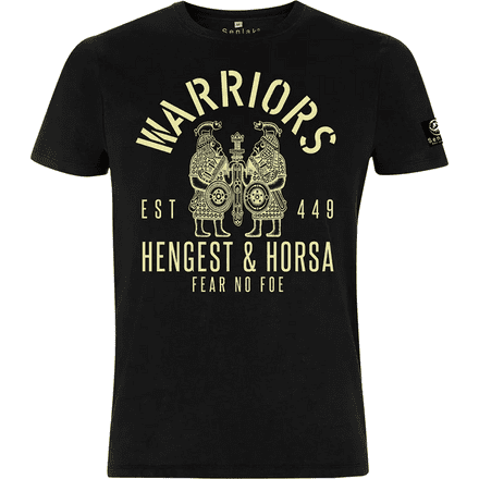 "Hengest and Horsa" T-Shirt - Black