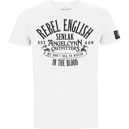"Rebel English" T-Shirt - White