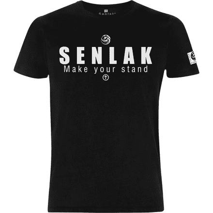 "Senlak Make Your Stand" T-Shirt - Black