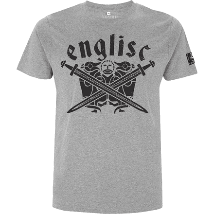 "Tiw Englisc" T-Shirt - Heather Grey