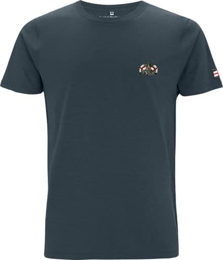 Band of Brothers "Flags" T-shirt - Ink Grey