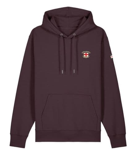 Band of Brothers "Shield" Hoodie - Red Brown