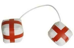 England Furry Car Dice Air Freshener