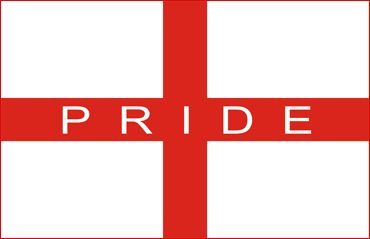 England St George Pride Car Window Sticker