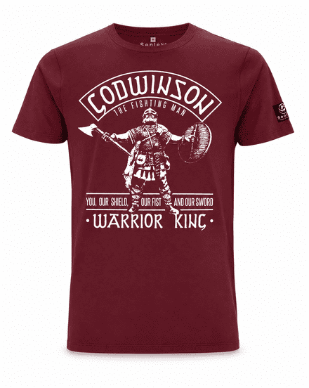 Godwinson "Warrior King" T-Shirt - Burgundy